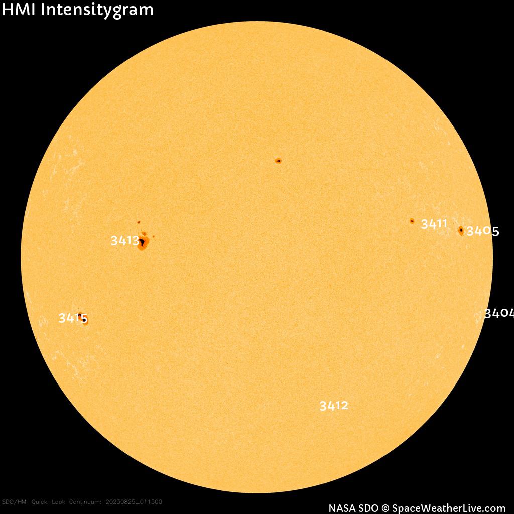 Sunspot regions