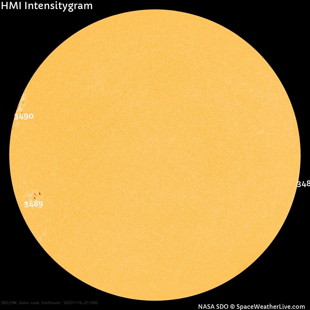 Sunspot regions