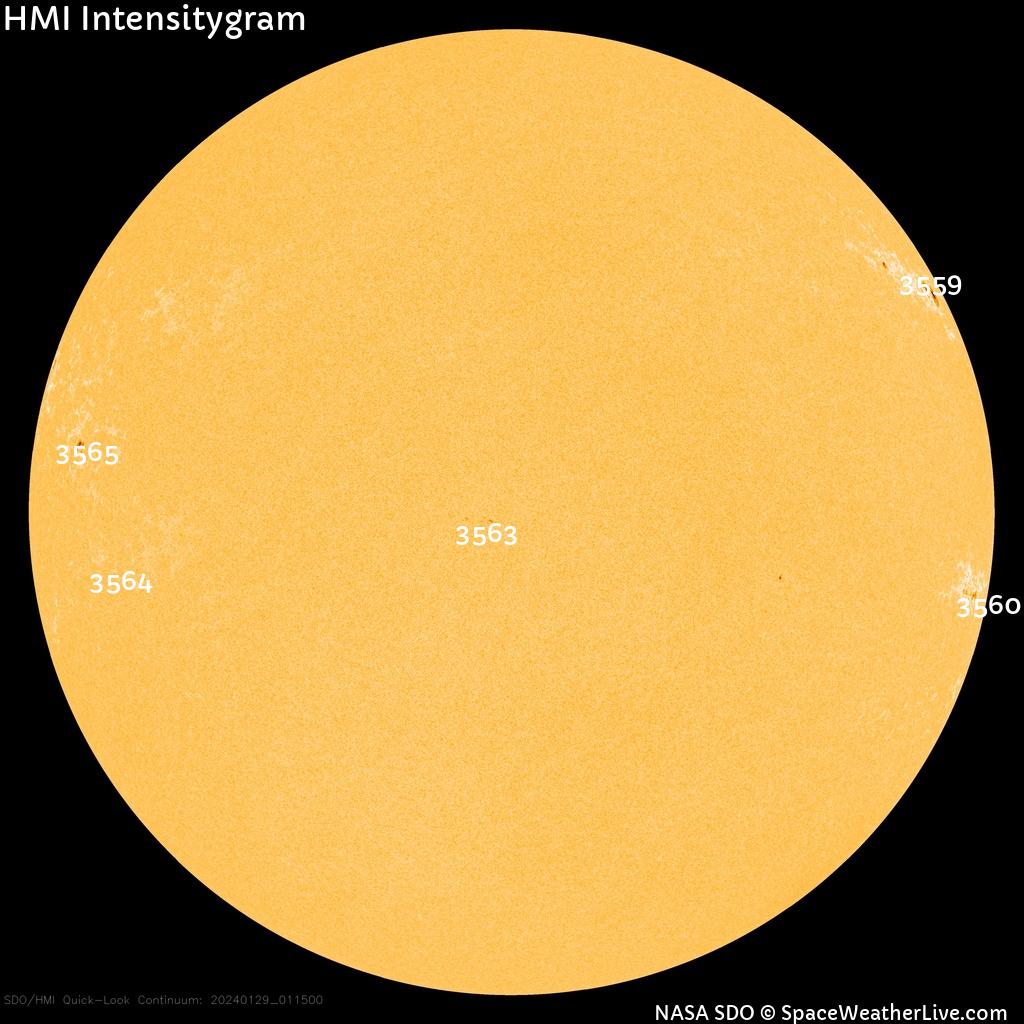 Sunspot regions