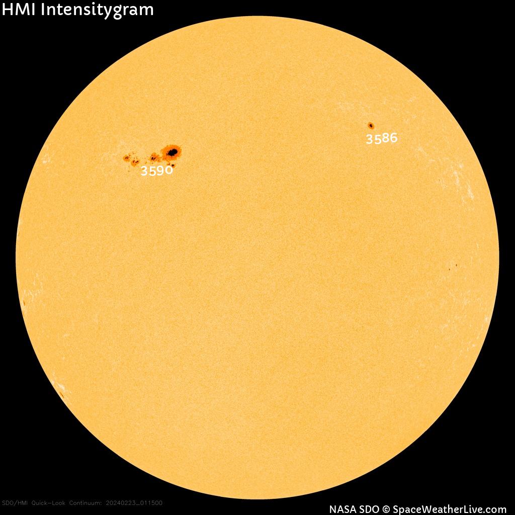 Sunspot regions