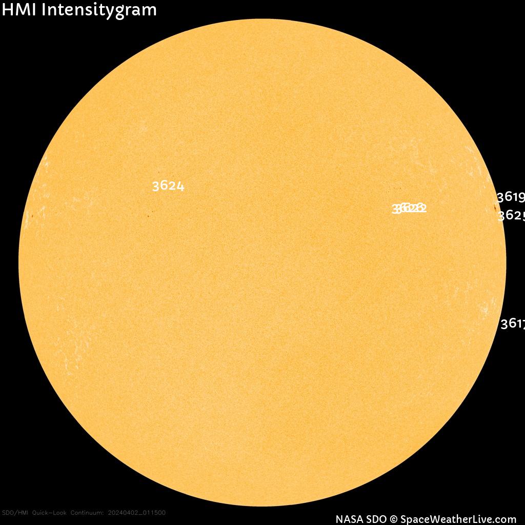 Sunspot regions