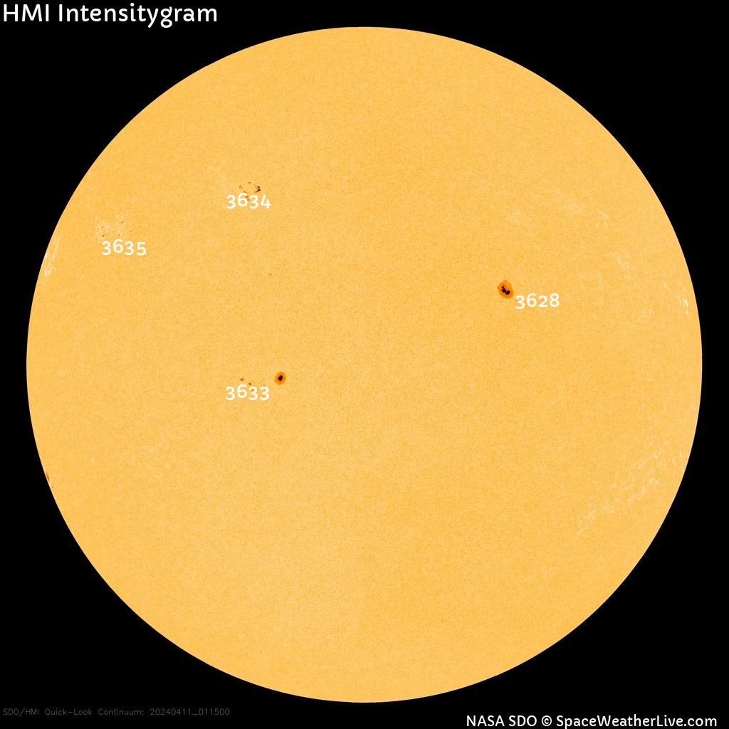 Sunspot regions