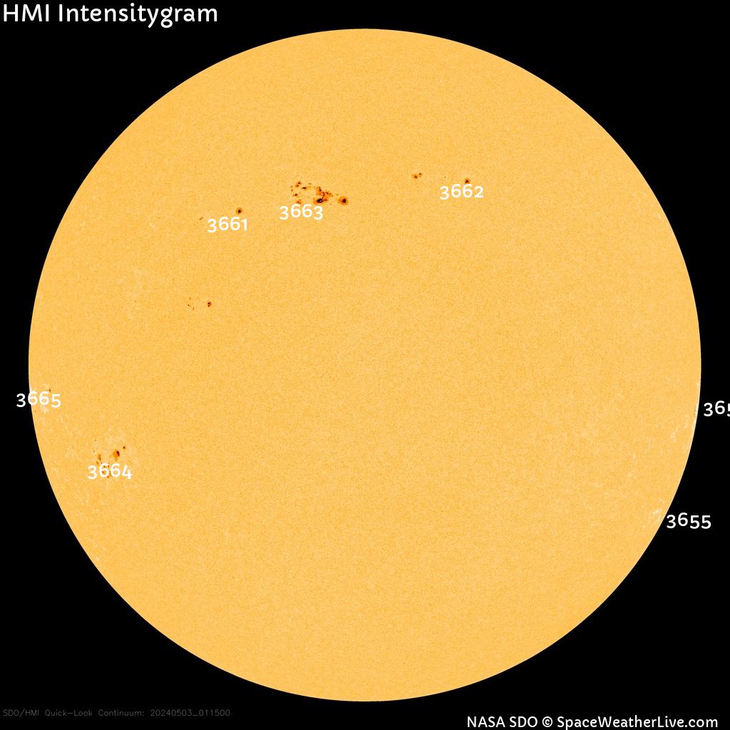 Sunspot regions