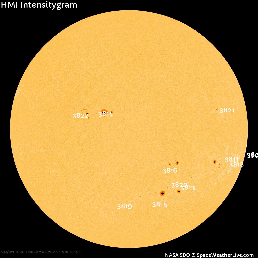 Sunspot regions