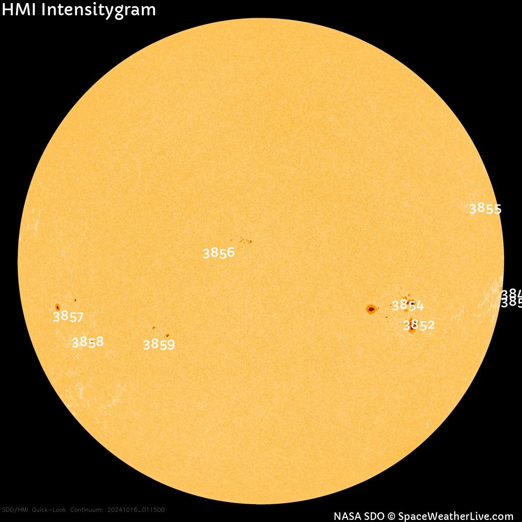 Sunspot regions