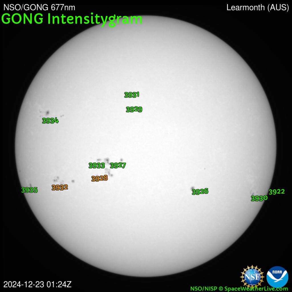 Sunspot regions