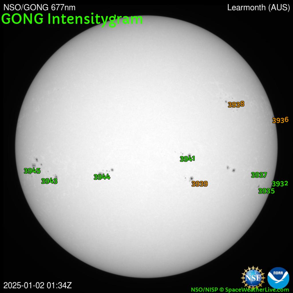 Sunspot regions