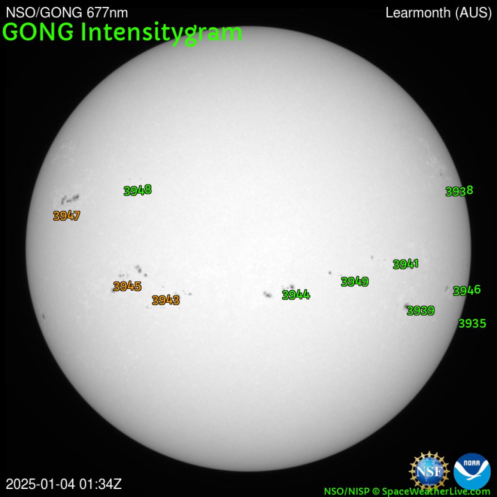 Sunspot regions