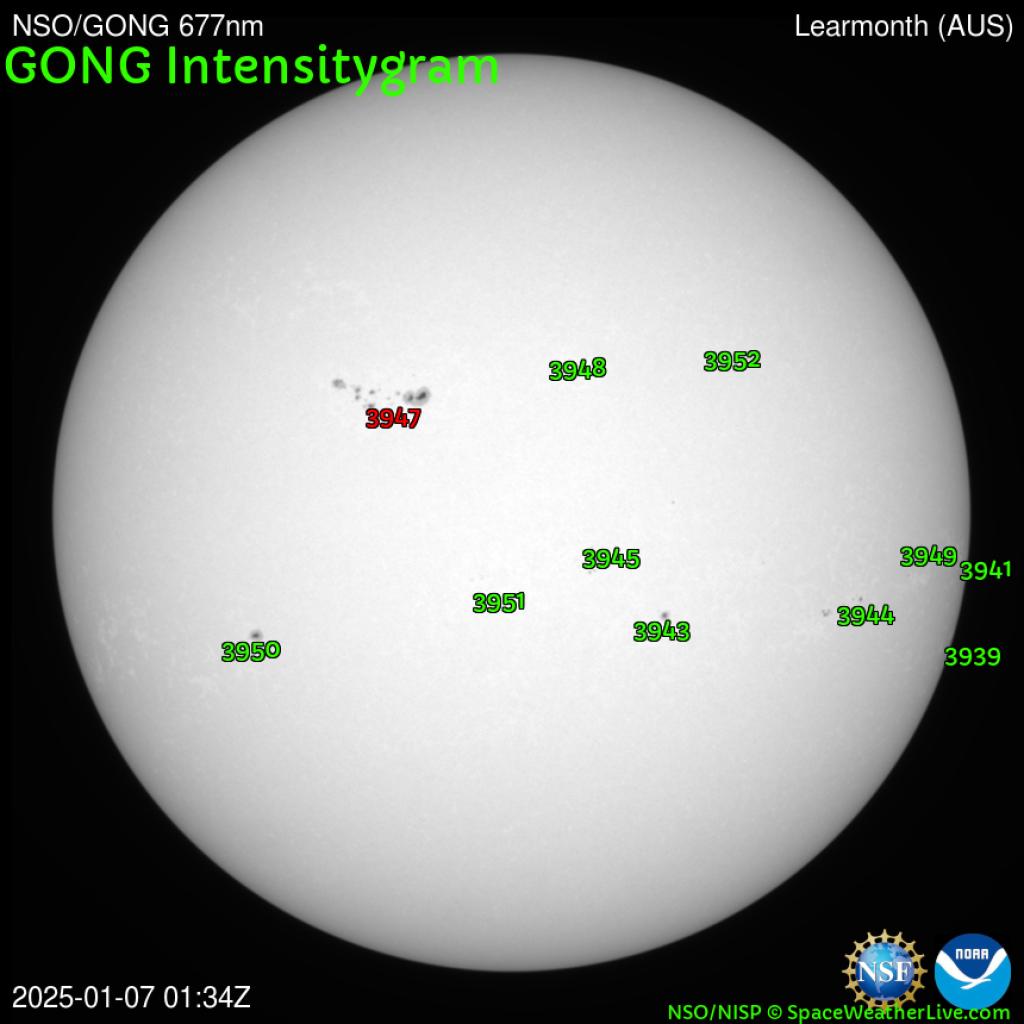 Sunspot regions