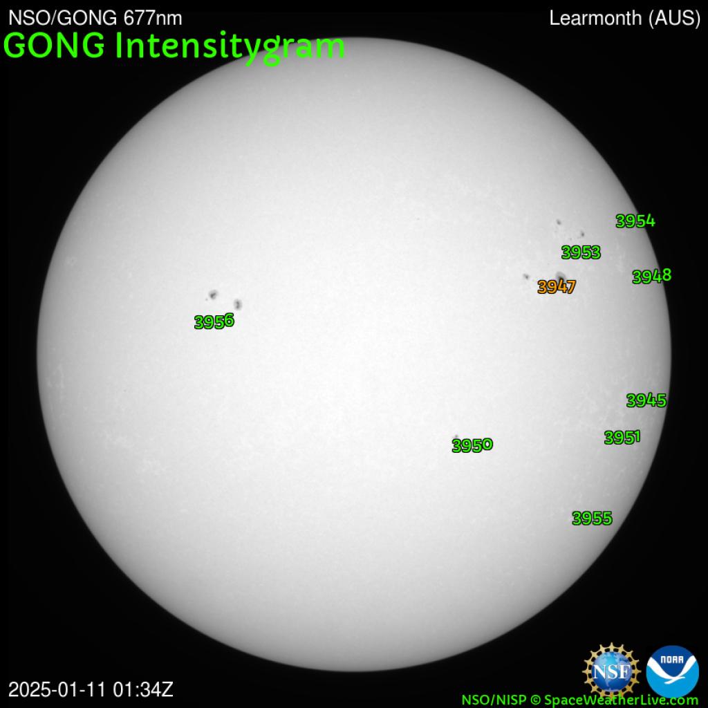 Sunspot regions