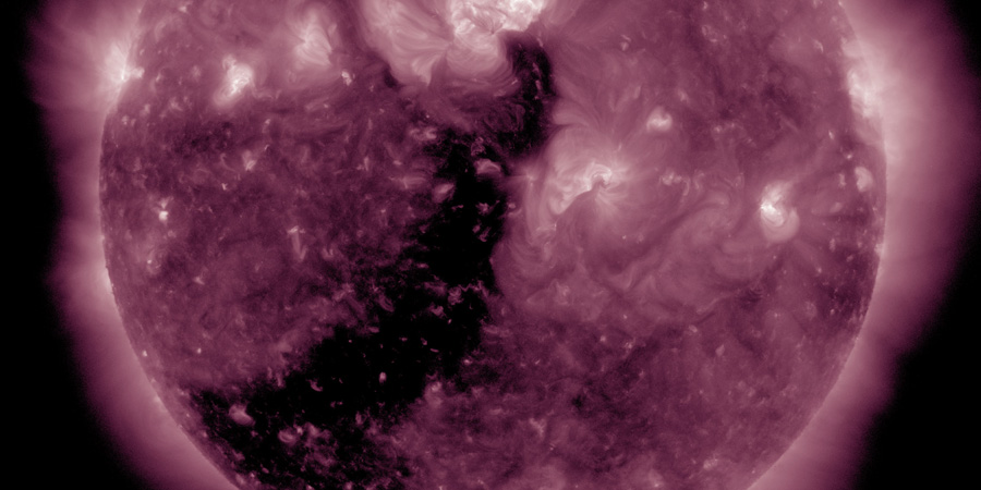 Coronal hole, Aurora forecast page