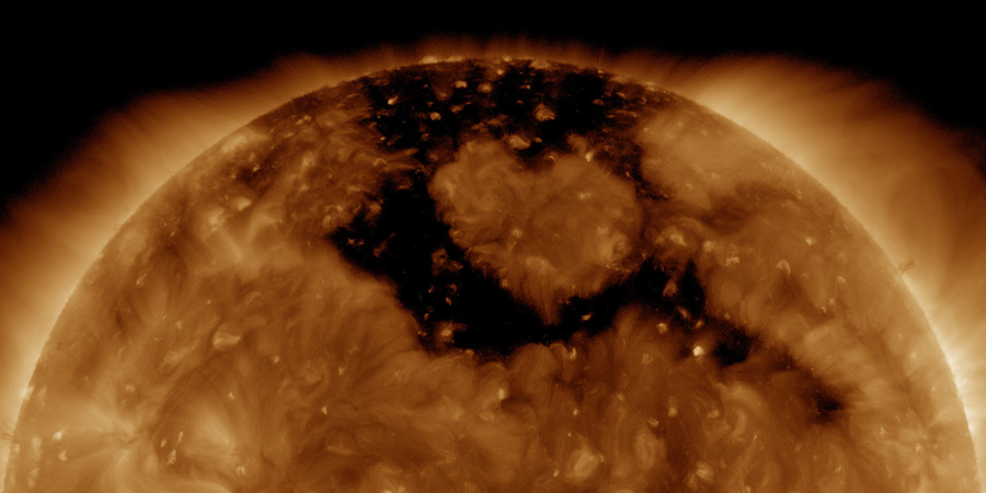 Coronal hole faces Earth