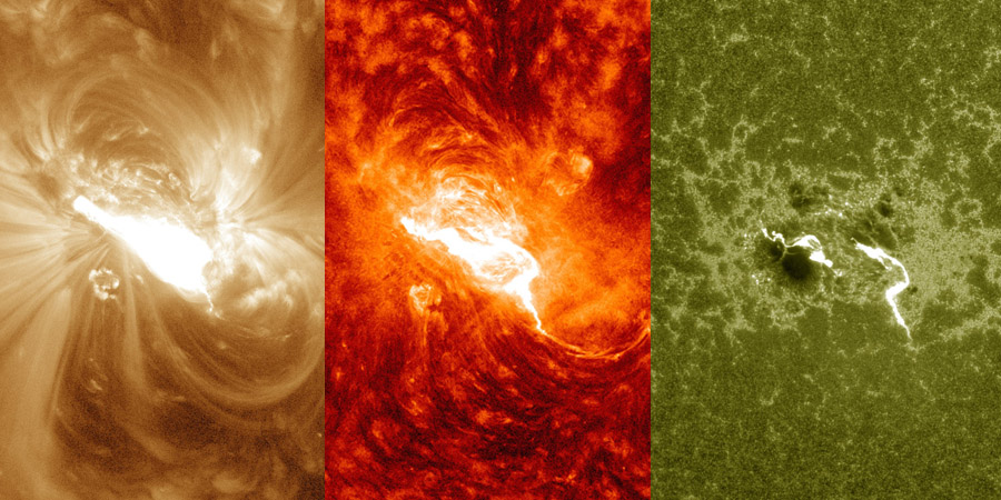 X1.6 solar flare from sunspot region 2192